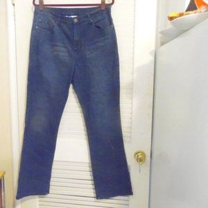 DG2 by Diane Gilman Blue Denim Jeans Size 14 (34" Waist)
